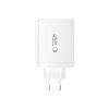 Szybka Ładowarka Sieciowa Tech-Protect PD 140W / QC3.0 4-Port PD 140W do MacBook / iPhone White